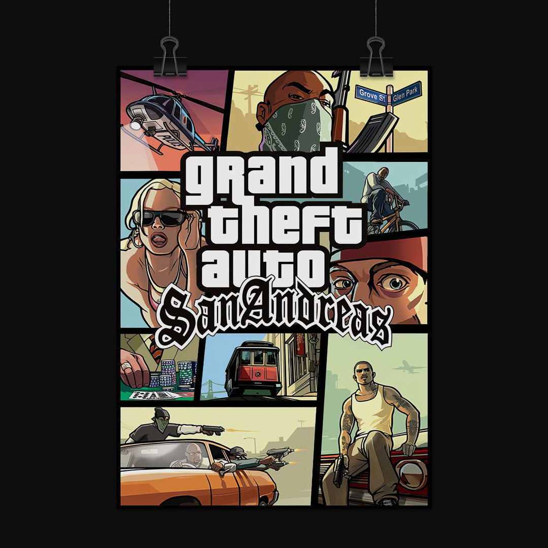 GTA - San Andreas Static Poster