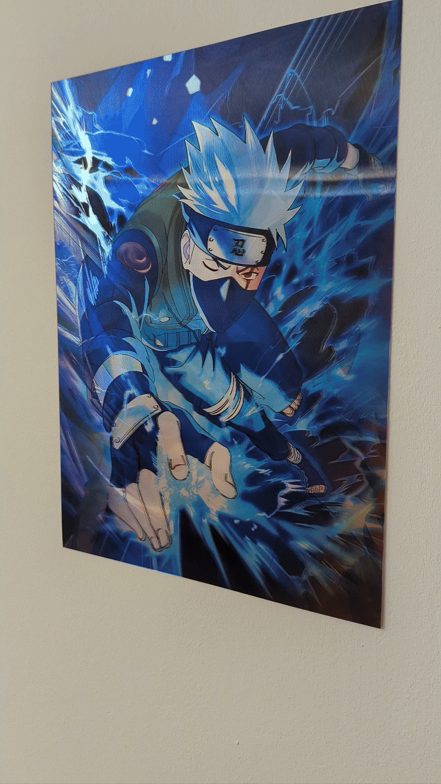 Naruto - Kakashi - Sasuke V2 Poster