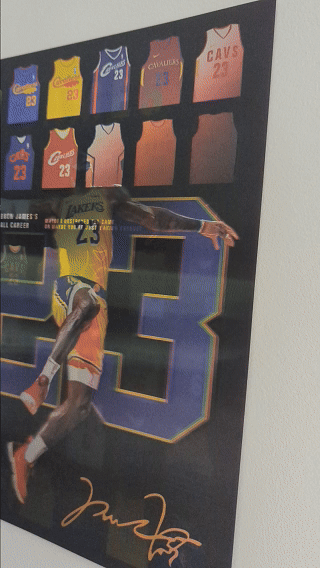 Lebron James - Jersey Poster