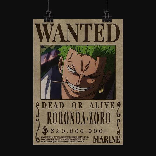 One Piece - Roronoa Zoro Static Poster