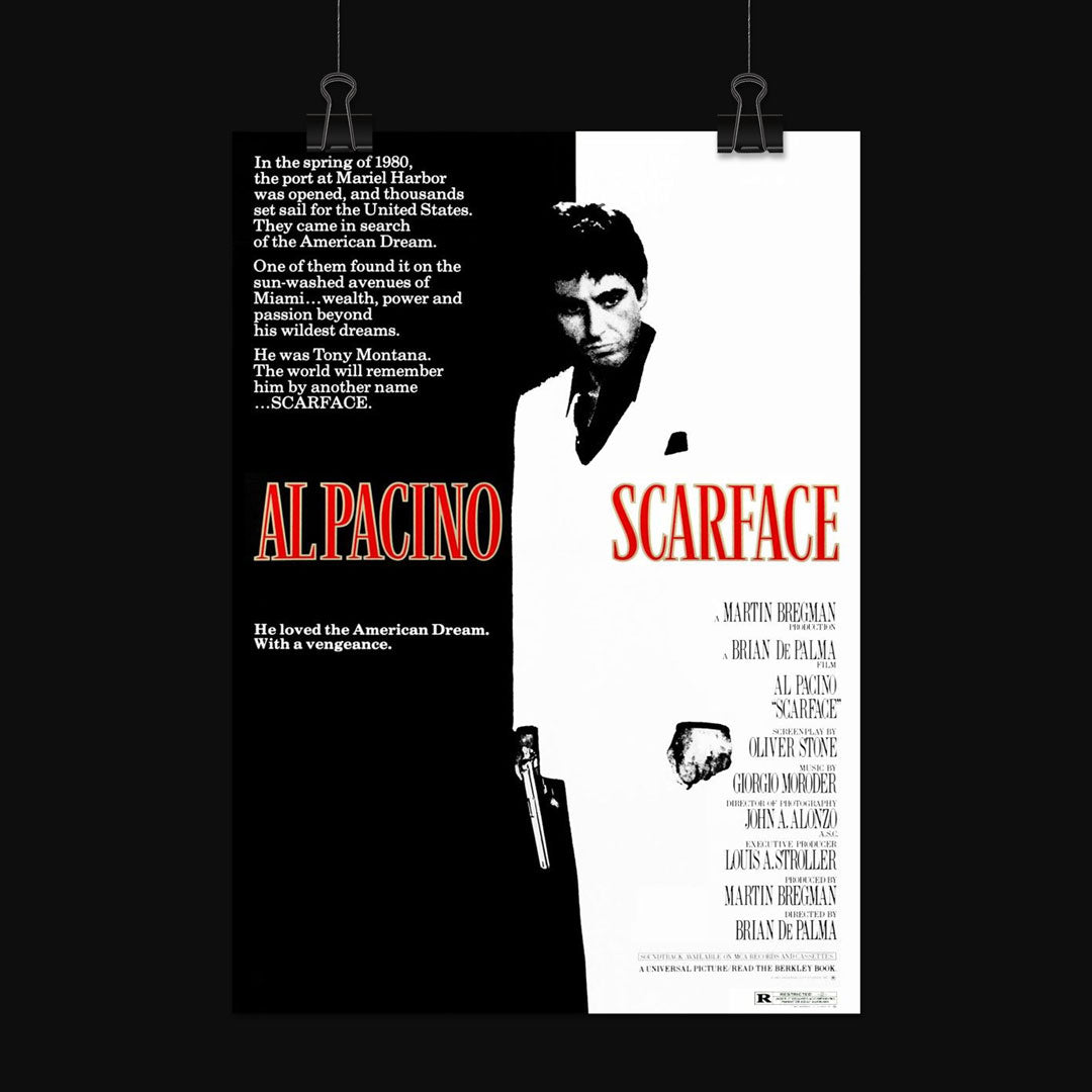Scarface Static Poster