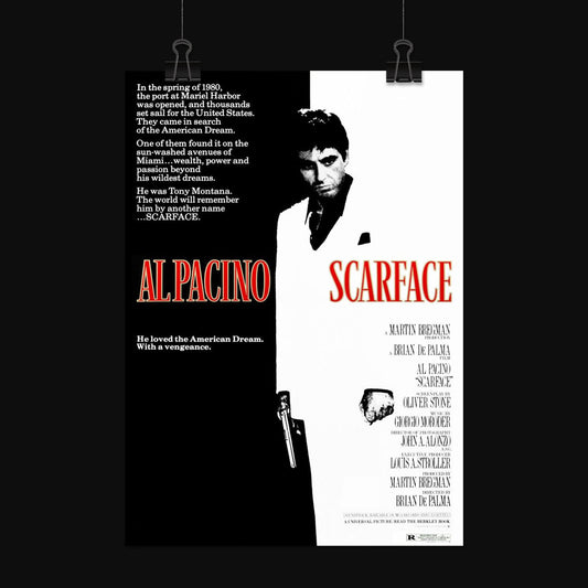 Scarface Static Poster