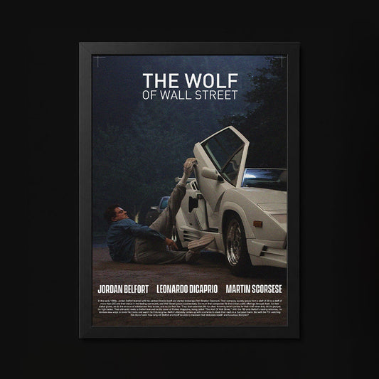 The Wolf of Wall Street Static Poster